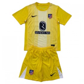 Virallinen pelipaita Atlético Madrid Maalivahti 2025-26 Lyhythihainen - Lasten ( + Lyhyet housut )